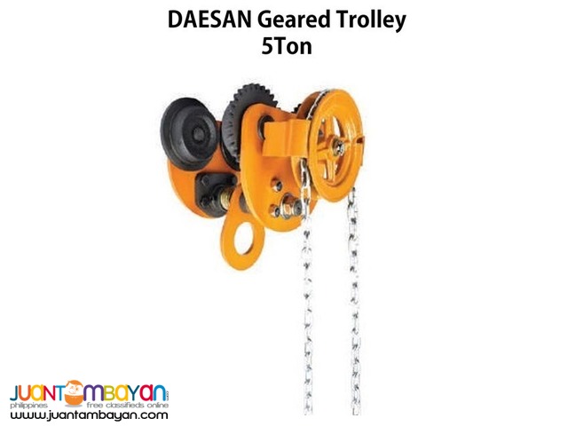 Geared Trolley 5 Ton (Made In Korea)