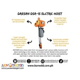 Electric Hoist 1 Ton Hook Suspension (Made In Korea)