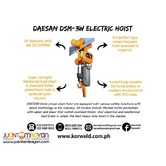 Electric Hoist 3 Ton Motorize Trolley (Made In Korea)