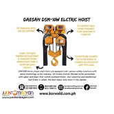 Electric Hoist 10 Ton Motorize Trolley (Made In Korea)