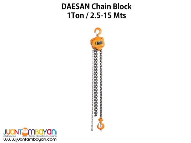 Chain Block 1 Ton (Made In Korea)