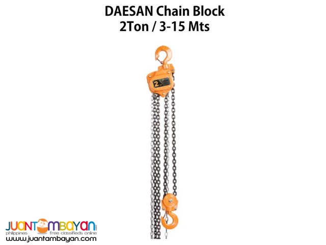 Chain Block 2 Ton (Made In Korea)
