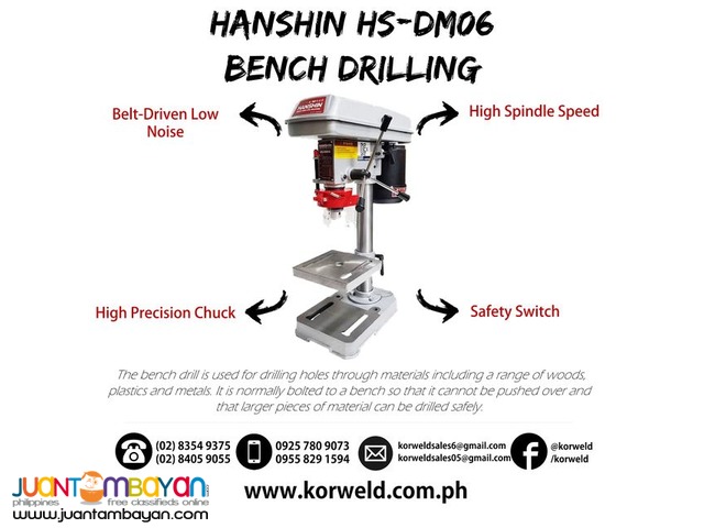 Bench Drilling Machine 1-13mm/5 Stages