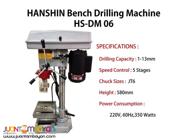 Bench Drilling Machine 1-13mm/5 Stages