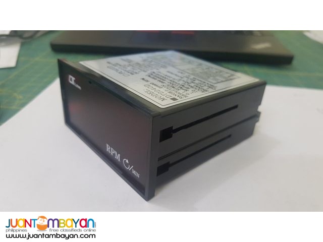 Panel Tachometer, RPM Meter, Speed Meter with Inductive Sensor