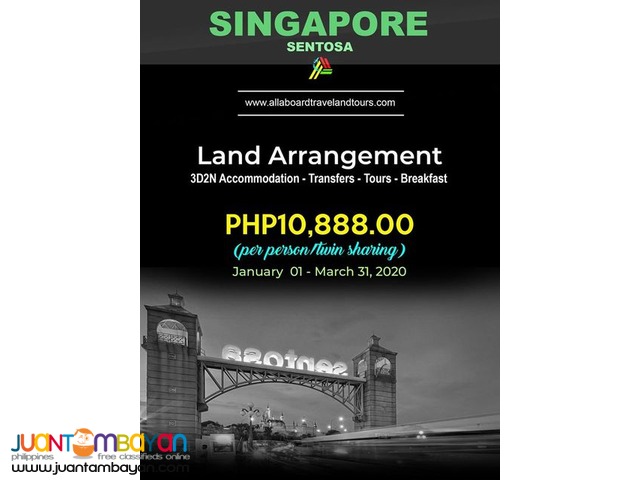 Singapore with Sentosa Land Arrangement