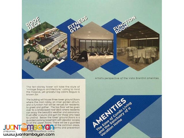 Brenthill Condo in Baguio near minesview, cityview