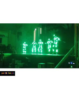 Tron LED lights dancers for events or Birthday party