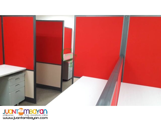 Brand New Modular Office Furniture Partitions with Tables