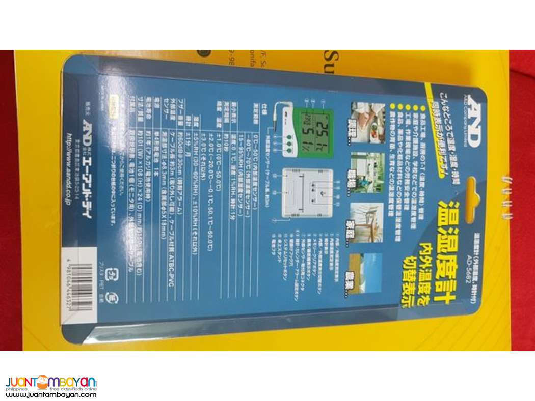Hygrometer, ThermoHygrometer, Temperature & Humidity, AD-5682