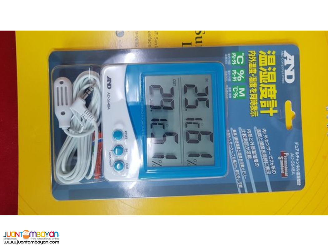 Thermohygrometer, Hygrometer, IN/OUT Temperature & Humidity