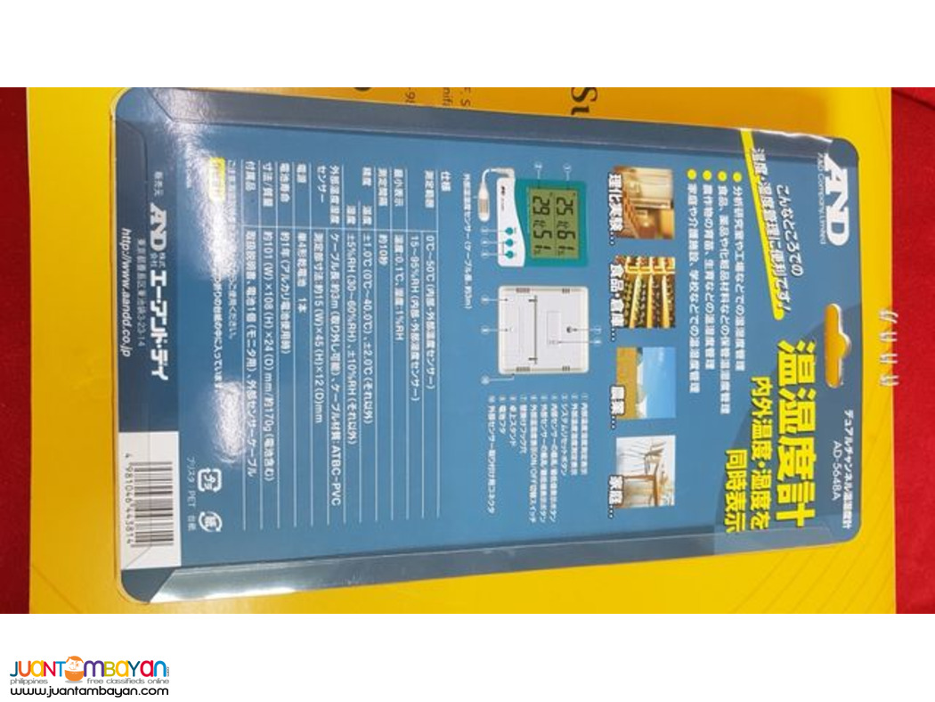 Thermohygrometer, Hygrometer, IN/OUT Temperature & Humidity