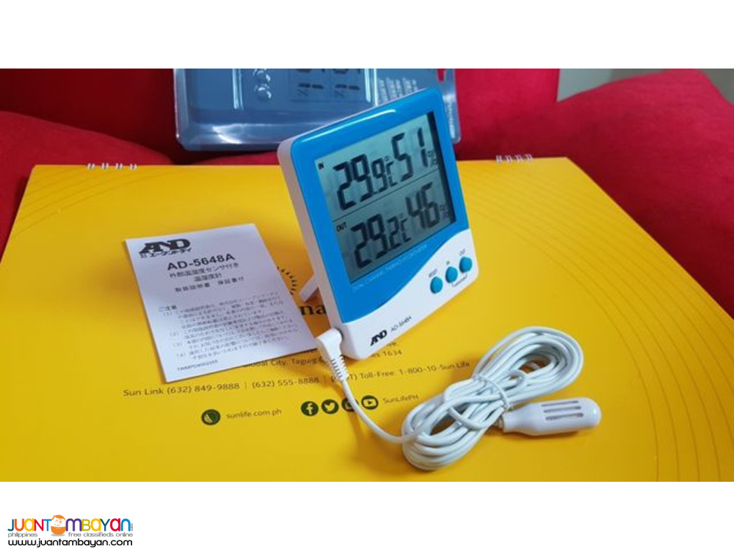 Thermohygrometer, Hygrometer, IN/OUT Temperature & Humidity