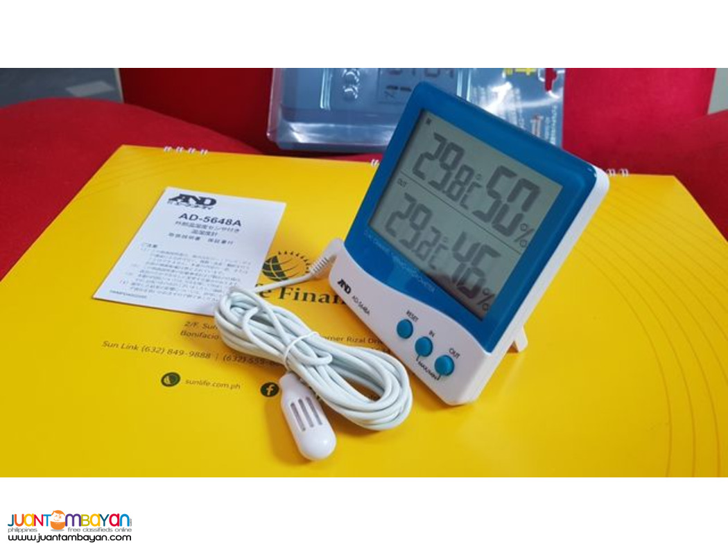 Thermohygrometer, Hygrometer, IN/OUT Temperature & Humidity