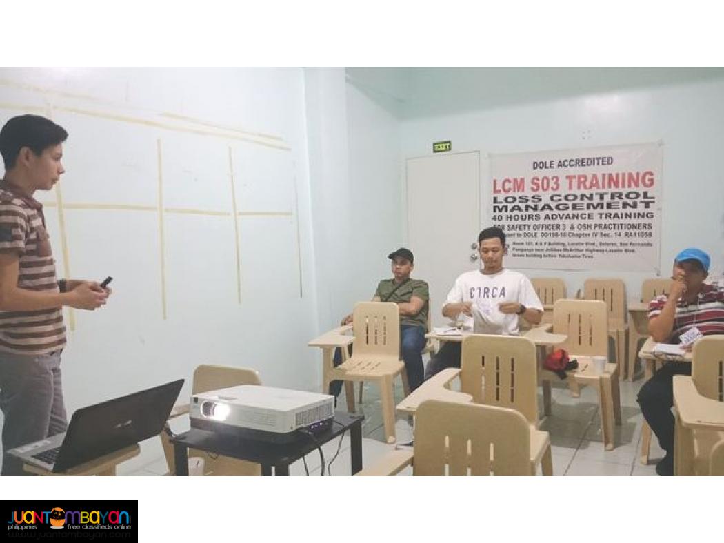LCM HIRAC Safety Officer 3 SO3 Training DOLE Training Face To Face