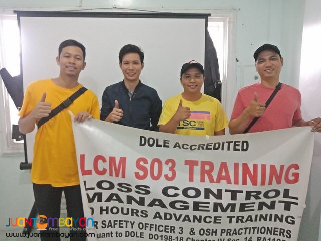LCM HIRAC Safety Officer 3 SO3 Training DOLE Training Face To Face