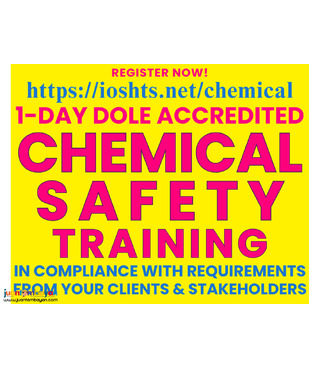 Chemical Safety Training dOLE Accredited Training Online