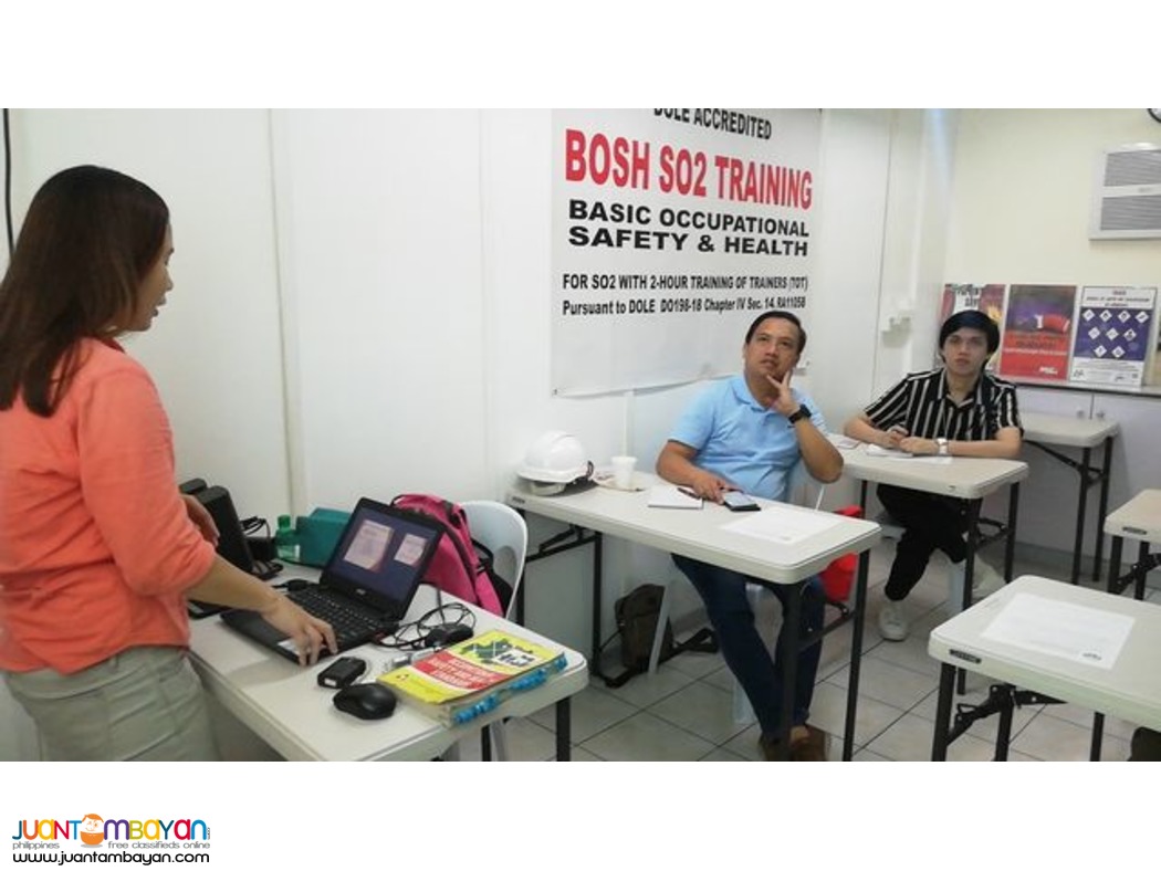 SO3 Training Safety Officer 3 Training jHA DOLE SO2 SO1 Training