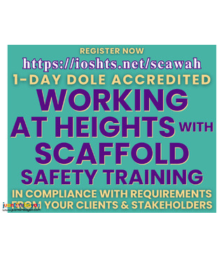 DOLE Working at Heights Training with Scaffold Safety Training 