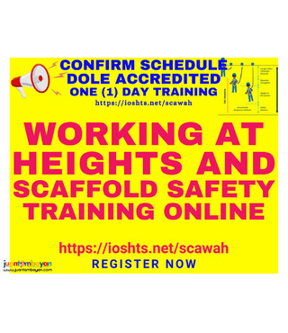 DOLE Working at Heights Training with Scaffold Safety Training 