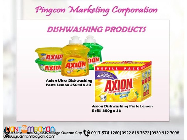 Axion Dishwashing Liquid
