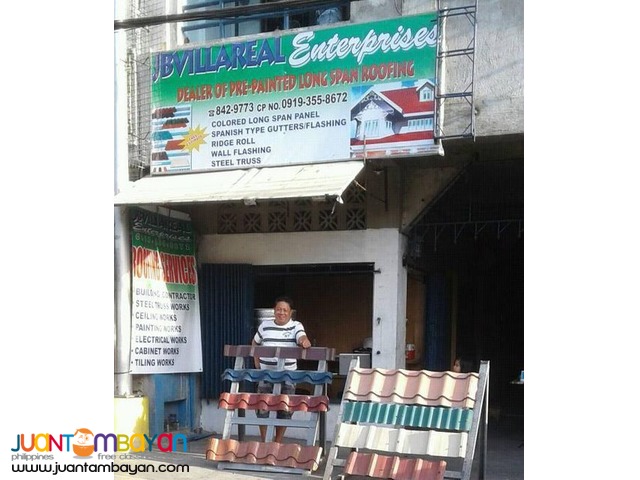 Roofing Materials (JBVILLAREAL ENTERPRISES)