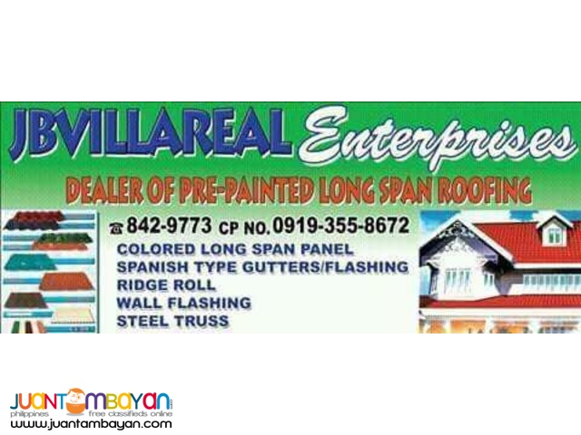 Roofing Materials (JBVILLAREAL ENTERPRISES)