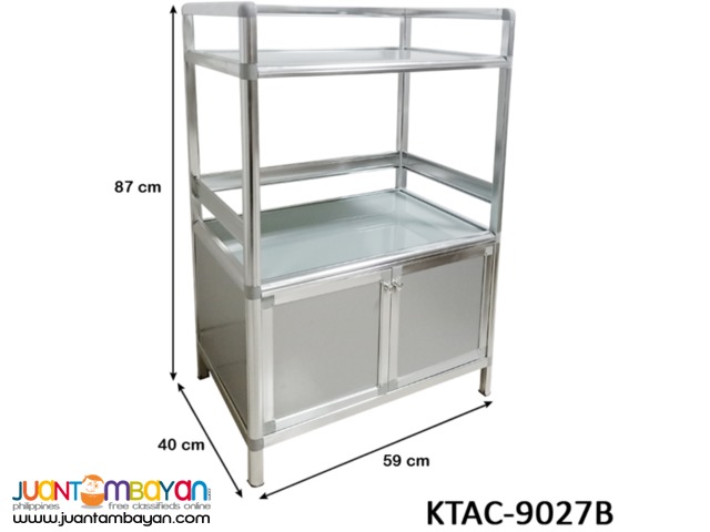 stanless rack with cabinet