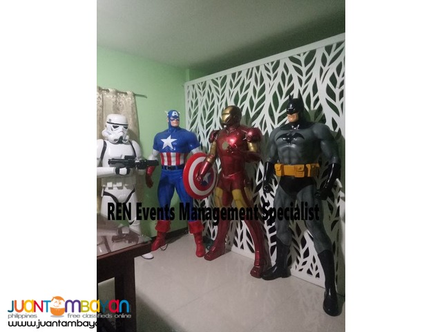 Life Size Fiberglass Standee for Rent