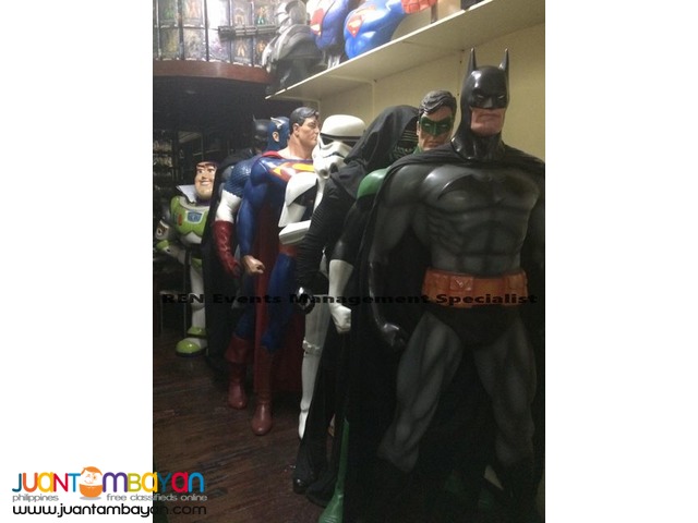 Life Size Fiberglass Standee for Rent