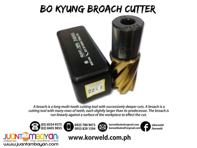 Broach Cutter 22.0x1