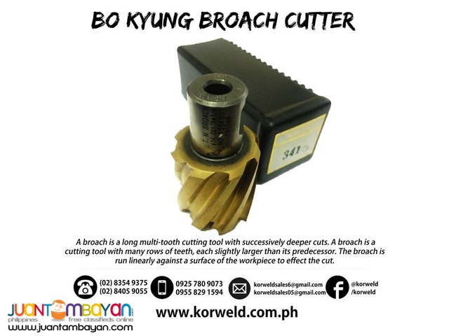 Broach Cutter 34.0 x 1
