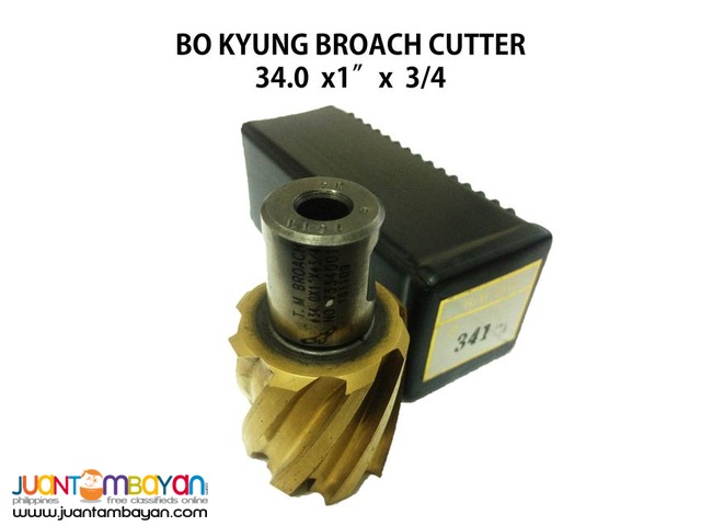 Broach Cutter 34.0 x 1