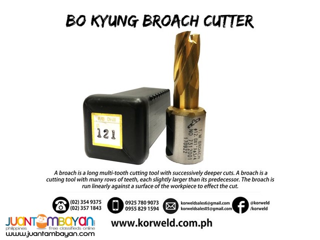 Broach Cutter 12.0x1