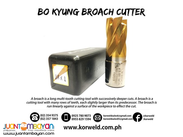 Broach Cutter 18x1
