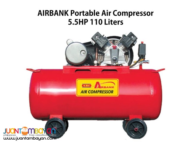 Portable Air Compressor 4.5HP 110 Liters