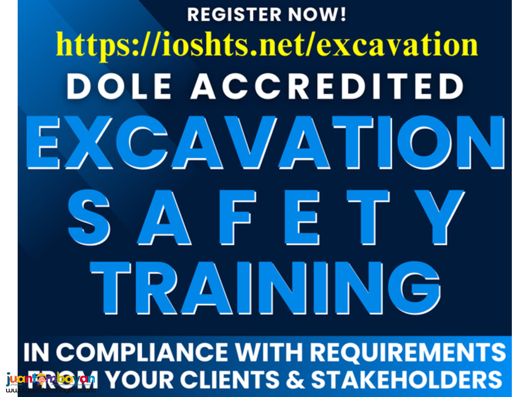 Excavation Safety Training DOLE Accredited Construction Safety