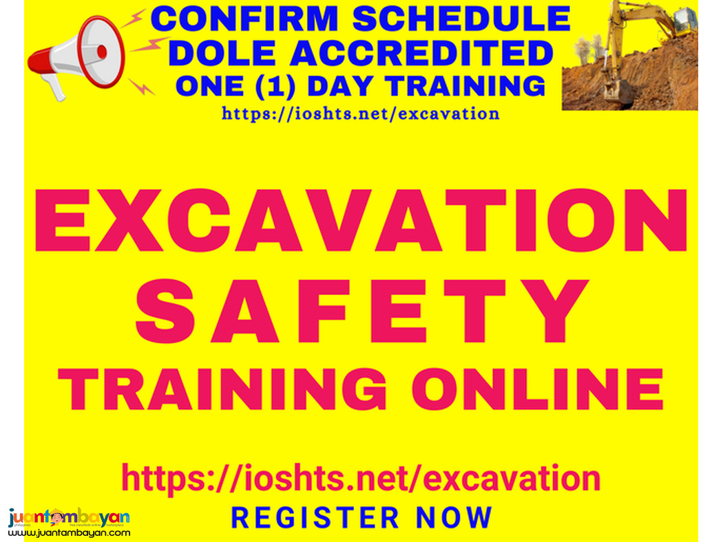 Excavation Safety Training DOLE Accredited Construction Safety