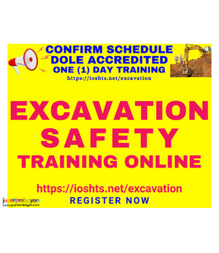 Excavation Safety Training DOLE Accredited Construction Safety