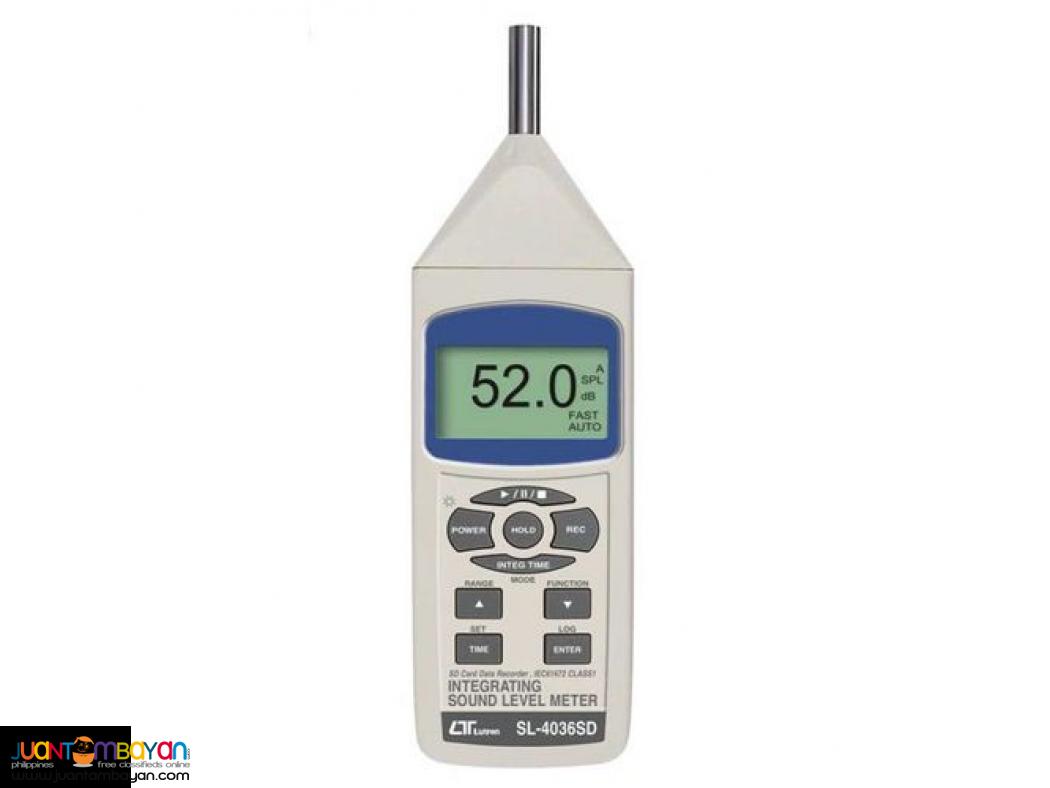 Sound Meter, Integrating Sound Level Meter, Class 1, Datalogger
