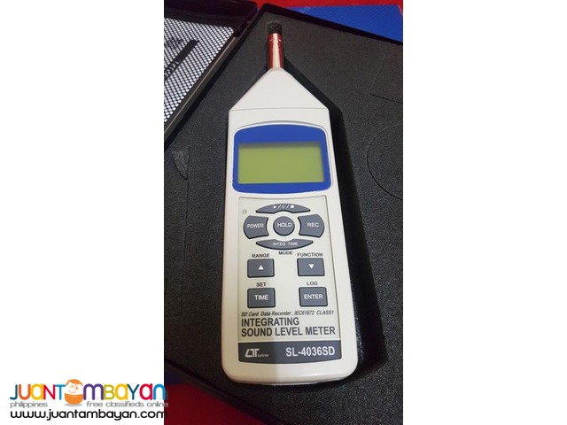 Sound Meter, Integrating Sound Level Meter, Class 1, Datalogger