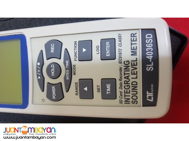 Sound Meter, Integrating Sound Level Meter, Class 1, Datalogger