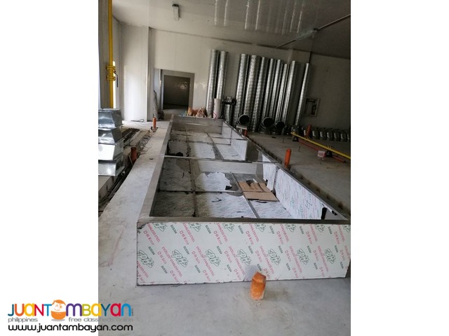 Supply and installation of kitchen hood