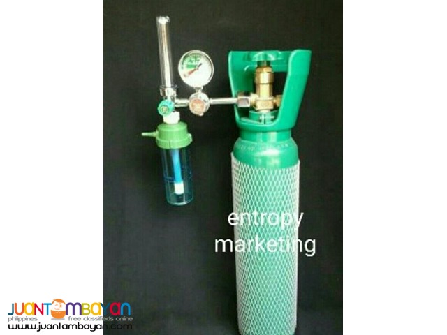 Portable Medical Oxygen Tank with oxygen regulator Complete set