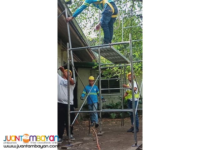 Inhouse Scaffold Erection and Dismantling Working at Heights DOLE