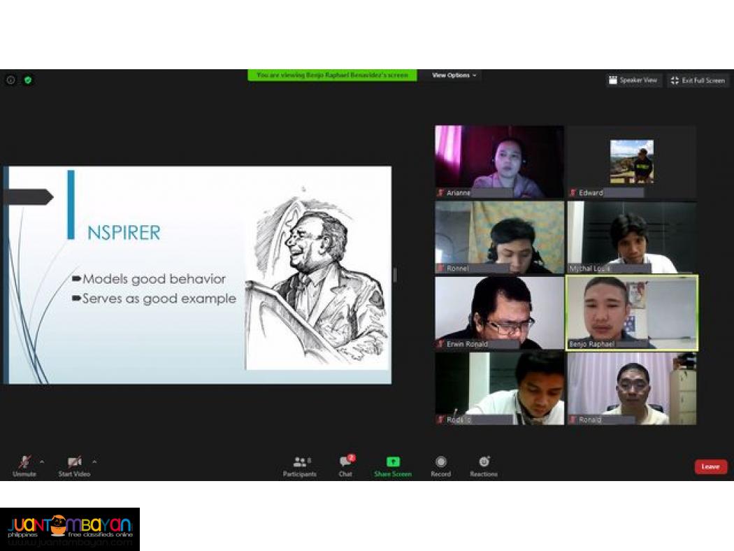 inhouse Training of Trainers DOLE Accredited Training