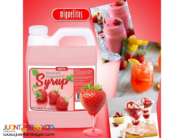 PREMIUM STRAWBERRY SLUSH SYRUP PREMIUM STRAWBERRY SLUSH SYRUP