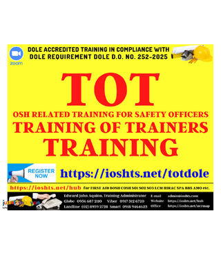 DOLE Online TOT Training for Safety Officer Training of Trainers