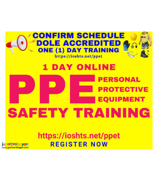 Online PPE Training Personal Protective Equipment Safety Training DOLE