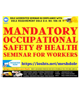 DOLE Mandatory Safety and Health Seminar for Workers